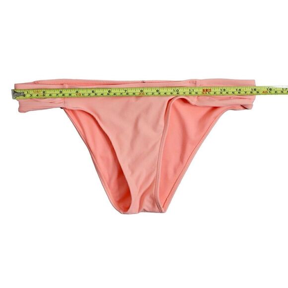 Forever 21 Peach High Thigh Juniors Bikini Swim Bottom LARGE Coastal Poolcore - Picture 5 of 6